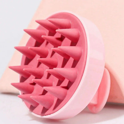 1PC Silicone Scalp Massager Hair Washing Brush, Wet & Dry Soft Silicone Comb Teeth For Scalp Care,Hair Cleansing Bath Brush
