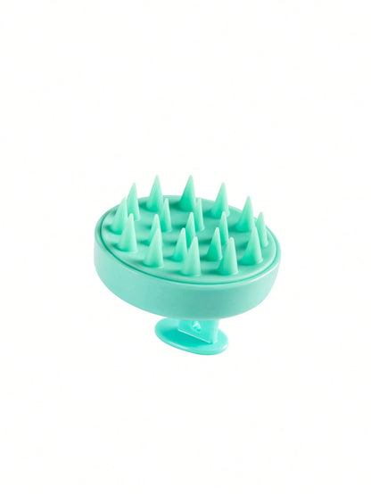1PC Silicone Scalp Massager Hair Washing Brush, Wet & Dry Soft Silicone Comb Teeth For Scalp Care,Hair Cleansing Bath Brush