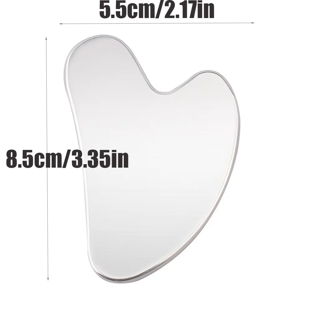 Gua Sha Facial Massage Stainless Steel Gua Sha Massage Tool Anti-Aging Firming Face Cooling Eye SPA Body Massage Tool