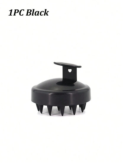 1PC Silicone Scalp Massager Hair Washing Brush, Wet & Dry Soft Silicone Comb Teeth For Scalp Care,Hair Cleansing Bath Brush