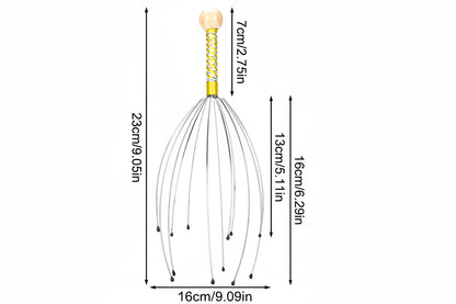 Octopus Head Massager