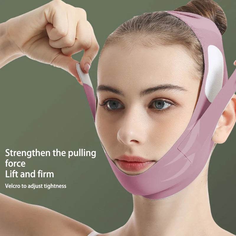 New Reusable Face Slimming Bandage V Line Bandage Women Chin Cheek Lift Up Belt Facial Massage Strap Face Skin Care Beauty Tools