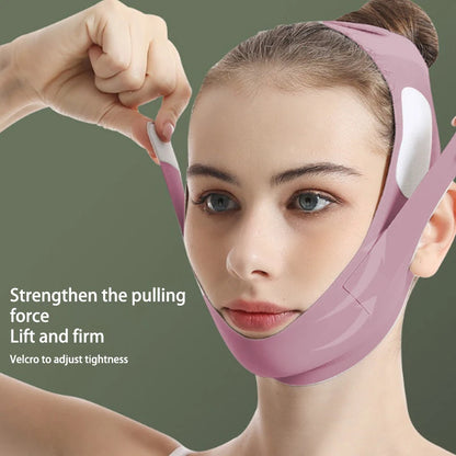 New Reusable Face Slimming Bandage V Line Bandage Women Chin Cheek Lift Up Belt Facial Massage Strap Face Skin Care Beauty Tools