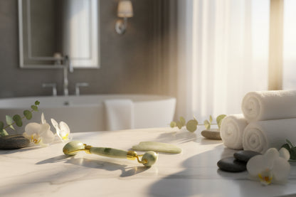 Jade Face Roller and Gua Sha