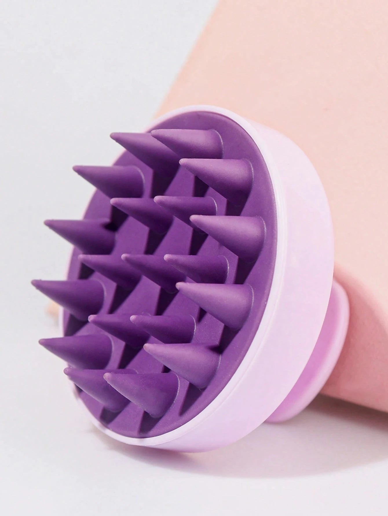 1PC Silicone Scalp Massager Hair Washing Brush, Wet & Dry Soft Silicone Comb Teeth For Scalp Care,Hair Cleansing Bath Brush